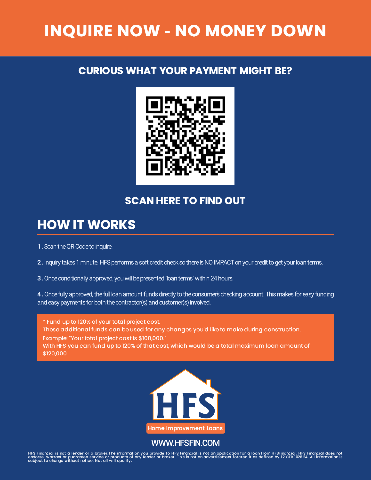 A picture of the hfs website with instructions.