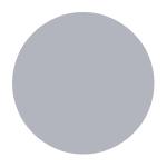 New Project A gray circle is shown on the black background.